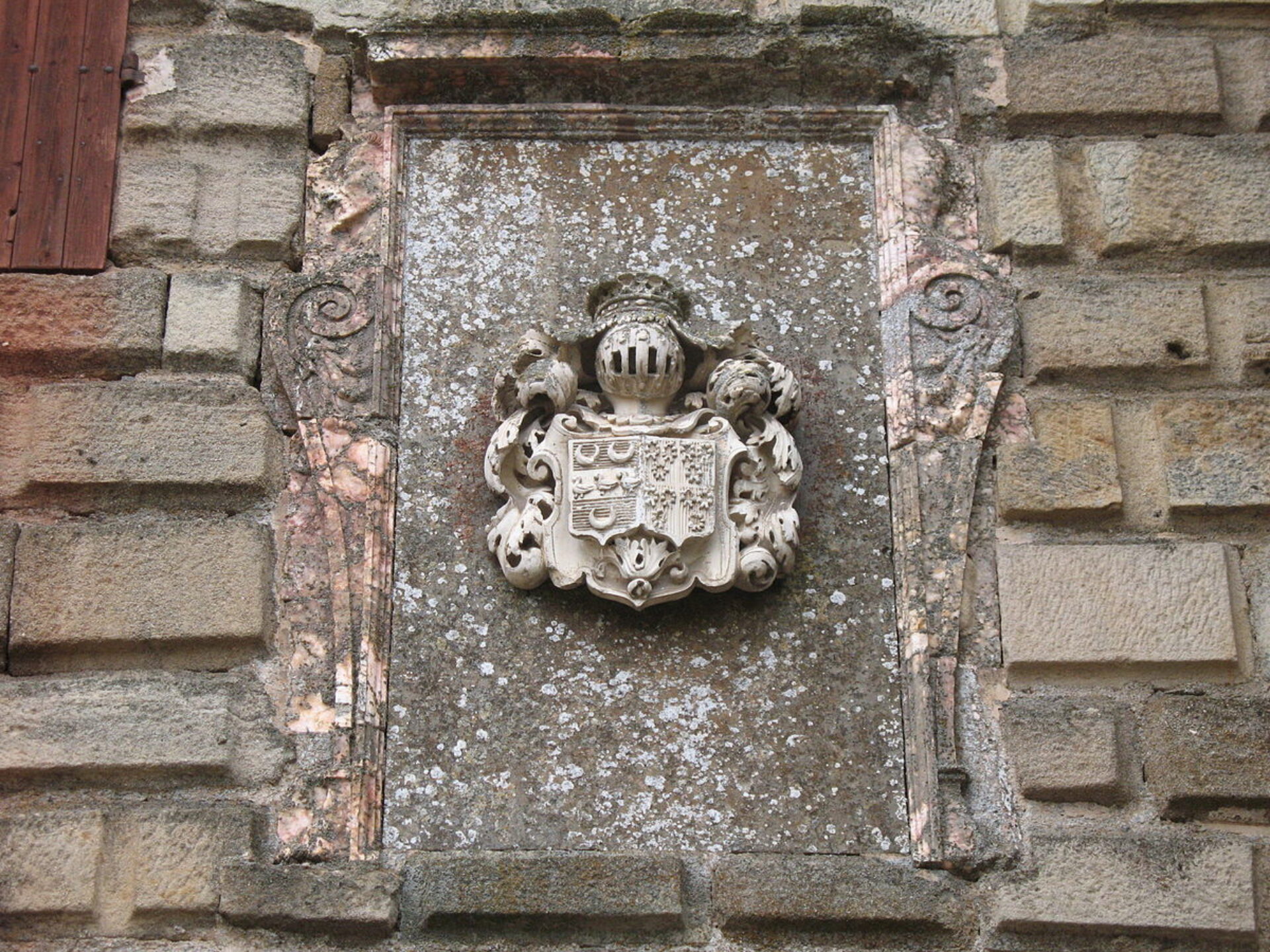 Château de Morlet, détail d'une sculpture