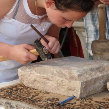 Artisan d'art, la taille de pierre